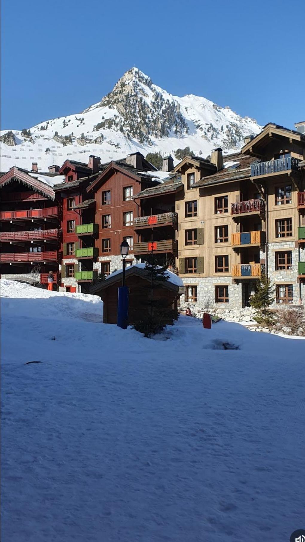 Appartement Arc 1950 M, Ski Au Pied, Piscine Exterieure Chauffee, Remontees Mecaniques A 100M, Sauna Et Salle De Sports Les Arcs  Bilik gambar